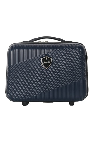 Set 3 valigie (S/M/L) e beauty-case Peter-C - 55/65/75/30 cm  - Navy