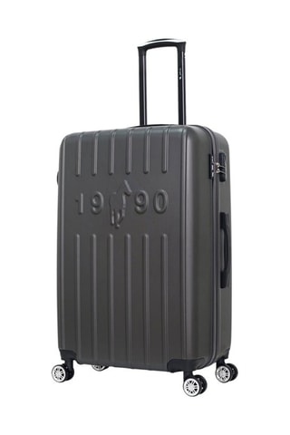 Valigia grande Archie (L) - Grigio scuro - Argentato, grigio e nero