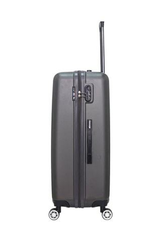 Valigia grande Archie (L) - Grigio scuro - Argentato, grigio e nero