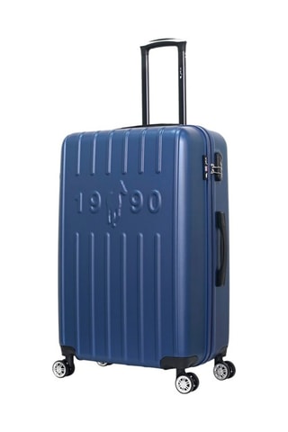 Valigia grande Archie (L) - Navy - Argentato, blu e nero