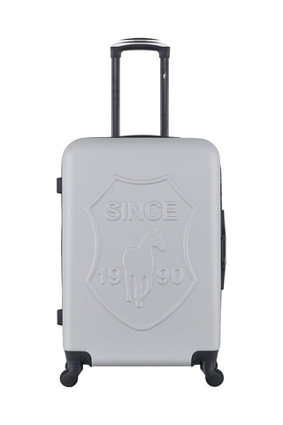 Valigia media Damon - Nero e grigio