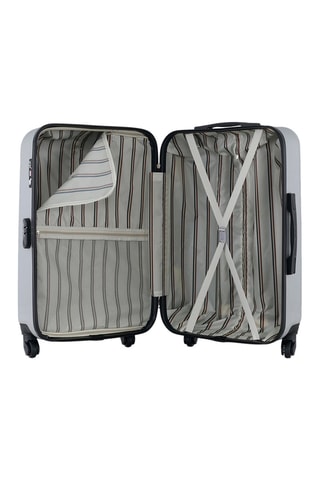 Valigia media Damon - Nero e grigio