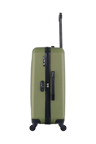 Valigia media Damon - Nero e verde