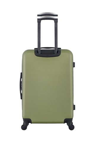 Valigia media Damon - Nero e verde