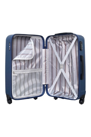 Valigia media Liam - Nero e blu