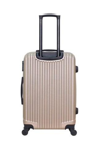 Valigia media Liam - Nero e beige