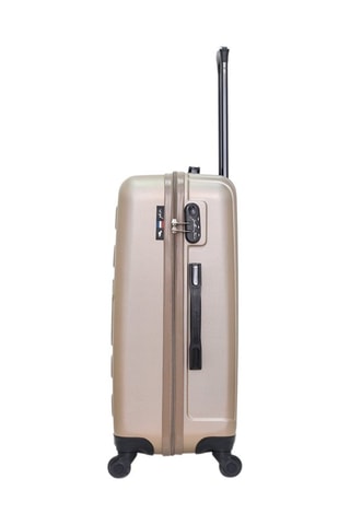 Valigia media Liam - Nero e beige