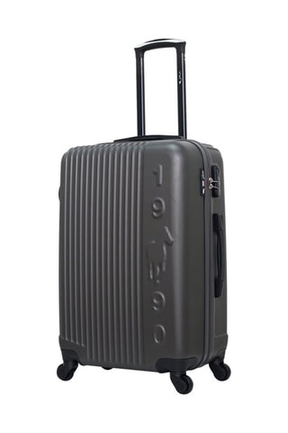 Valigia media Liam - Nero e grigio