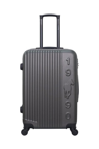 Valigia media Liam - Nero e grigio