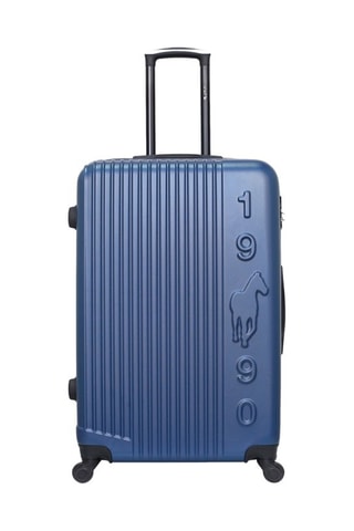 Valigia grande Liam - Nero e blu