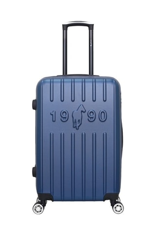 Valigia media Archie - Nero, blu e argentato