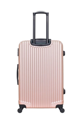 Valigia grande Liam - Nero, rosa e dorato