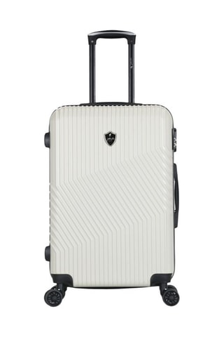  Valigia media Peter (M) - 65 cm  - Nero e beige