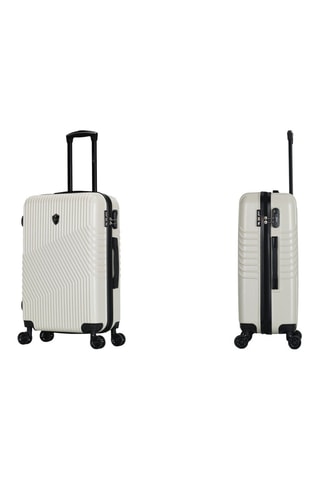  Valigia media Peter (M) - 65 cm  - Nero e beige