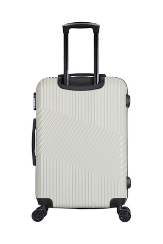  Valigia grande Peter (L) - 75 cm  - Nero e beige