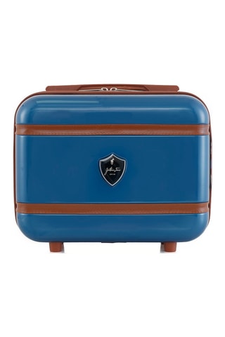 Beauty-case Walter-K - 30 cm  - Blu e marrone