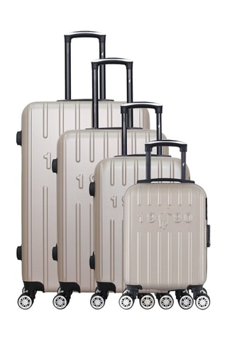 Set 4 valigie Archie-M (XXS/S/M/L) - 46/55/65/75 cm  - Beige