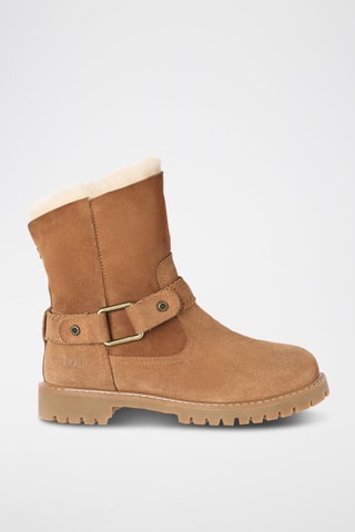 Botines de nobuk forrados Pheasant - Marrón