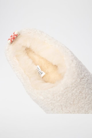 Zuecos forrados de piel ovina Snipe - Beige