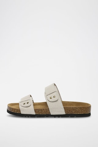 Sandalias de nobuk Scarlet - Beige