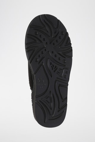 Zuecos de nobuk forrados Wigeon - Negro