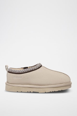 Zuecos de nobuk forrados Wigeon - Beige