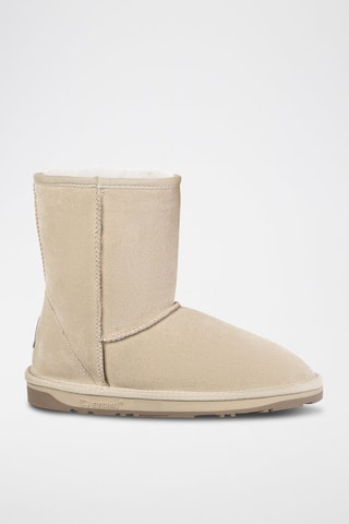 Botines de nobuk forrados Parrot - Beige