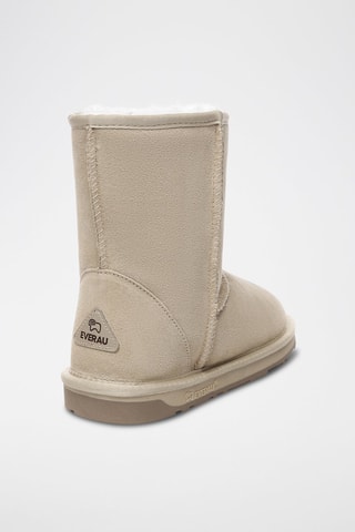 Botines de nobuk forrados Parrot - Beige