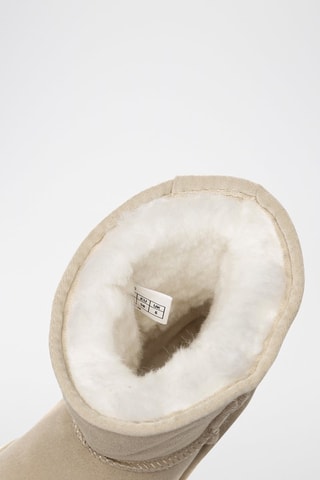 Botines de nobuk forrados Parrot - Beige