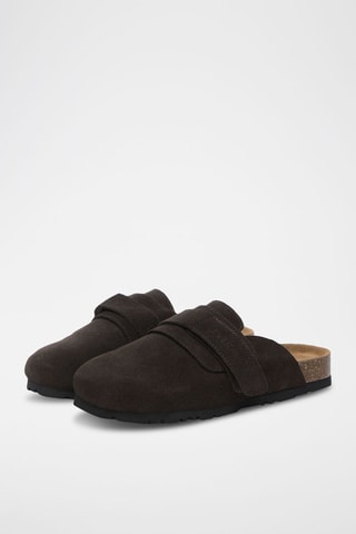 Zuecos de nobuk Norfolk - Marrón