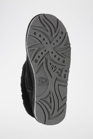 Botines de nobuk forrados Robin - Negro