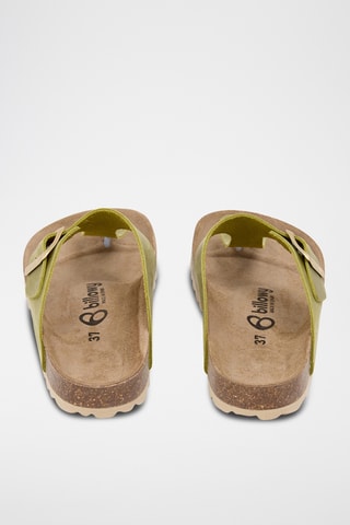 Sandales en cuir - Vert