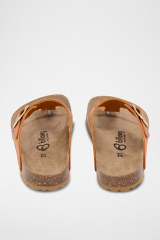 Sandales en cuir - Orange