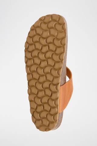 Sandales en cuir - Orange