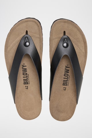 Sandales en cuir - Noir