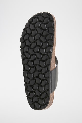 Sandales en cuir - Noir