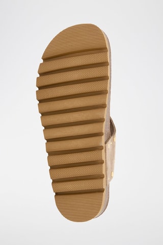 Sandales en nubuck - Marron