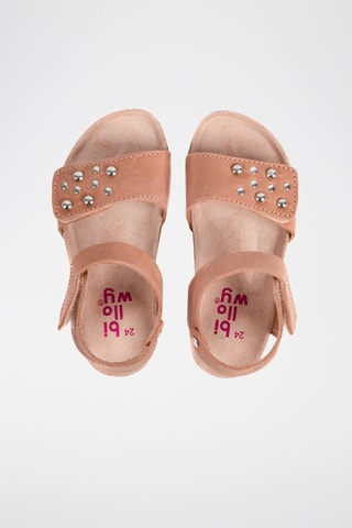Sandales en nubuck - Rose