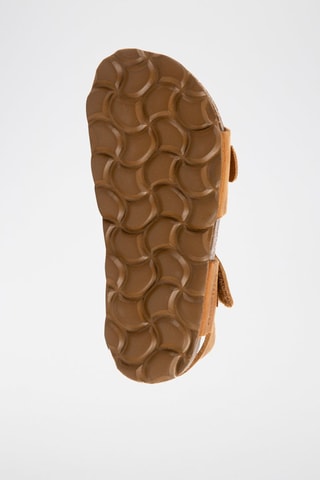 Sandales en nubuck Camel