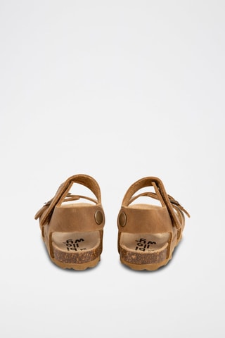 Sandales en nubuck Marron