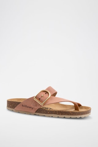 Sandales en nubuck - Rose