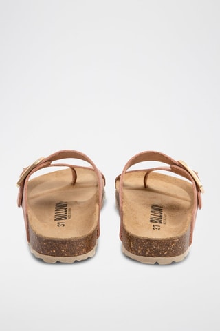 Sandales en nubuck - Rose