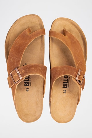 Sandales en nubuck - Camel