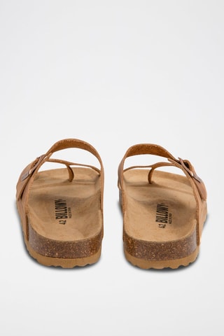 Sandales en nubuck - Camel