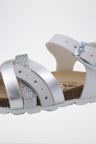 Sandales Rosso - Blanc et argenté