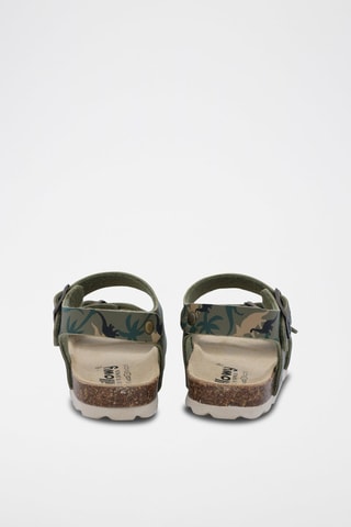 Sandales Rosso - Kaki et vert foncé