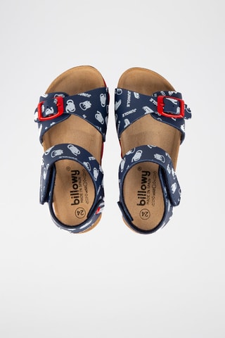 Sandales Rosso - Bleu marine