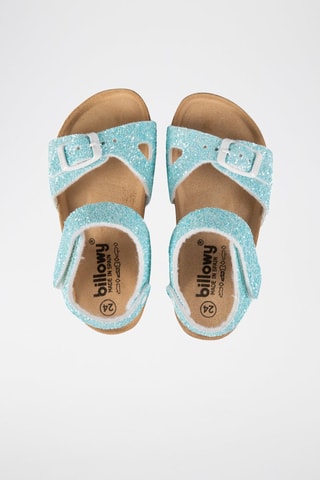 Sandales Rosso - Turquoise chiné