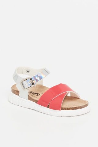 Sandales Zeus - Fuchsia et argenté