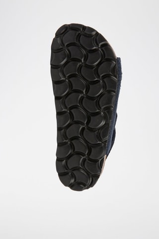 Sandales en nubuck - Bleu marine